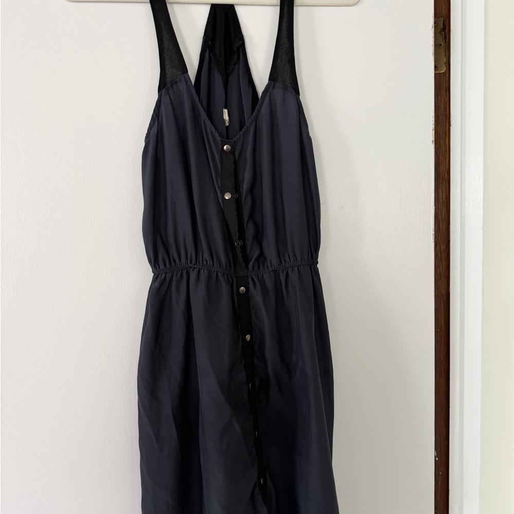Silence + Noise Black Backless Dress Urban Outfitters